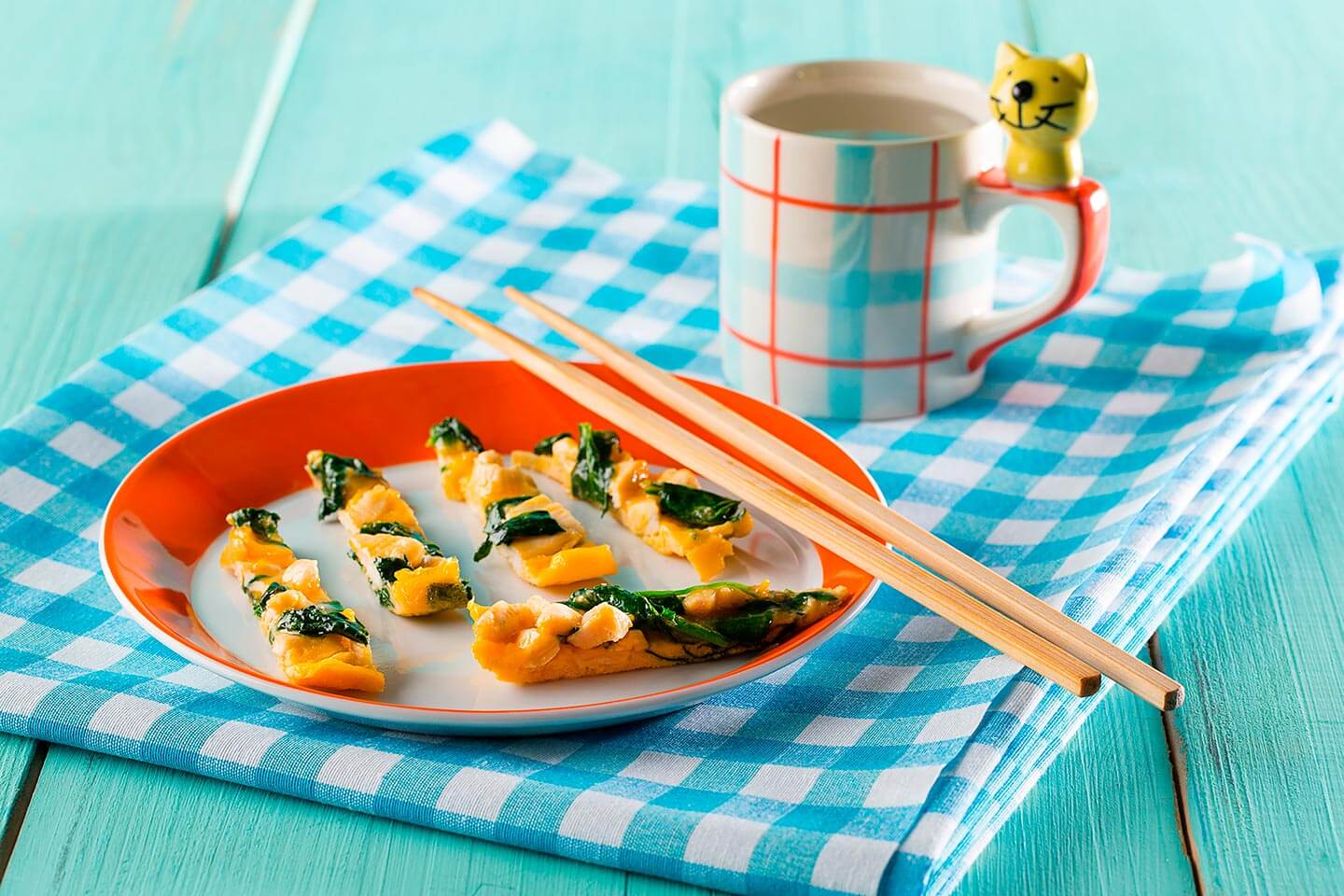 Chicken spinach egg cakes Gallo